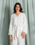MUSLIN KNOTTED BUTTON UP TOP